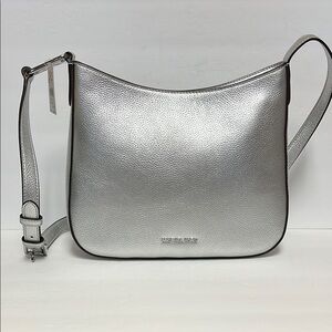 Michael Kors Silver Crossbody Bag